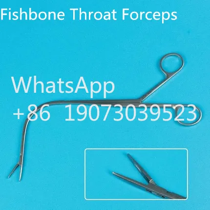 Laryngology surgical instruments Indirect Laryngeal Forceps Foreign Body Laryngeal Forceps Fishbone Throat Forceps