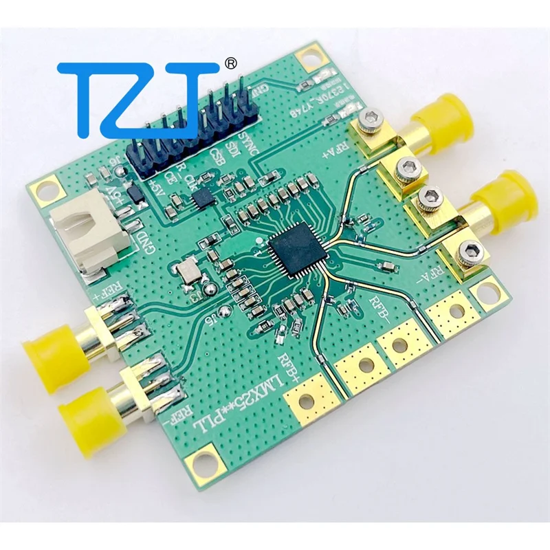 TZT 10MHz-19GHz LMX2595 V3 PLL Core Board High Frequency Phase Locked Loop with SMA Female Connector