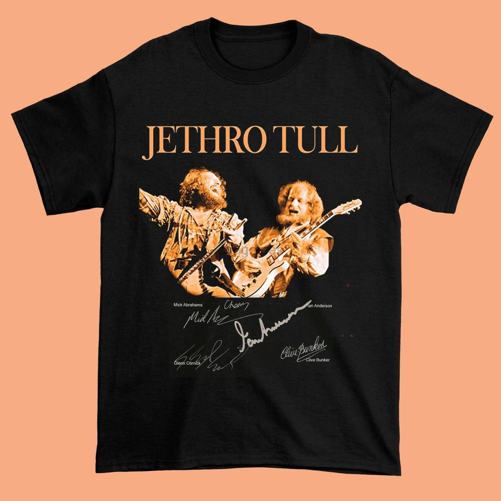 Collection Jethro Tull Short SLeeve Black All Size Unisex T-Shirt Te9403