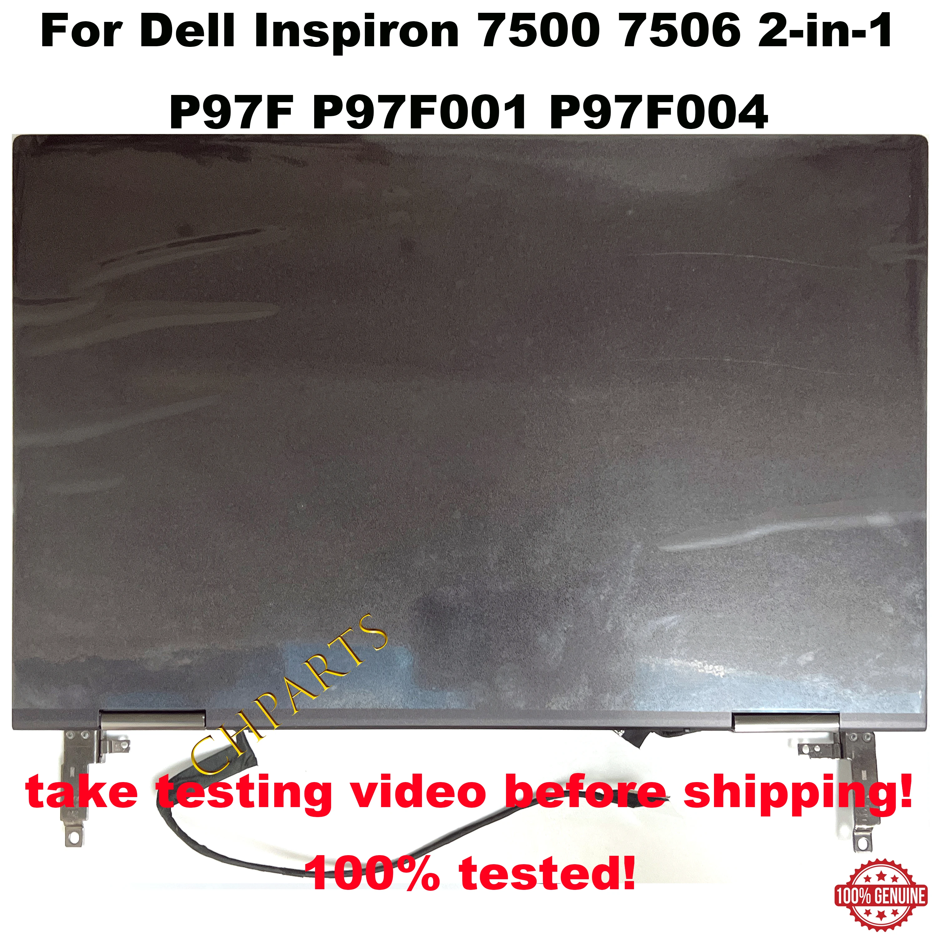 

Laptop Replacement Display For Dell Inspiron 7500 7506 2-in-1 P97F P97F001 P97F004 LCD Touch Screen Full Assembly Top Half Parts