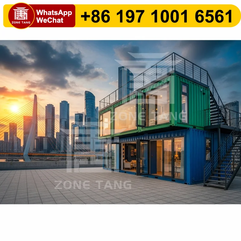 

Prefab Houses Tiny Homes Flat Pack House Detachable Prefab Shipping Container Homes Container Buildings Dormitory Customization