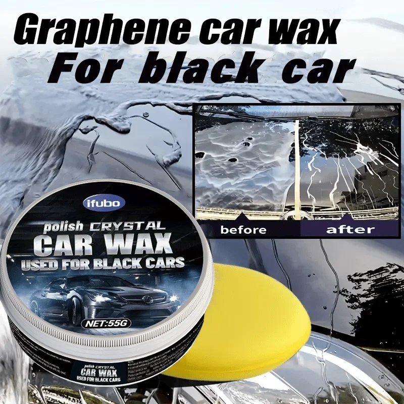 

Black Car Wax Polishing Coat Polishing Maintenance Wax Black wax Universal Scratch Repair Paint