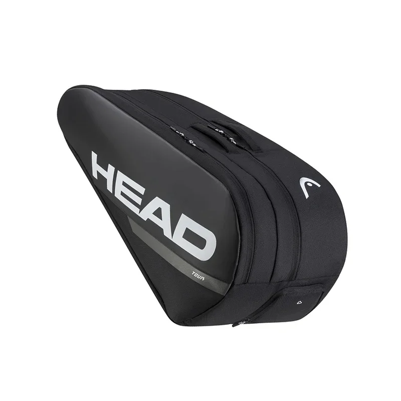 HEAD Tour Black Large Capacity for 4-5 Rackets Shoulder Tennis Sports Racket Bag Court Bag Without Shoes Compartment Tennis Bag