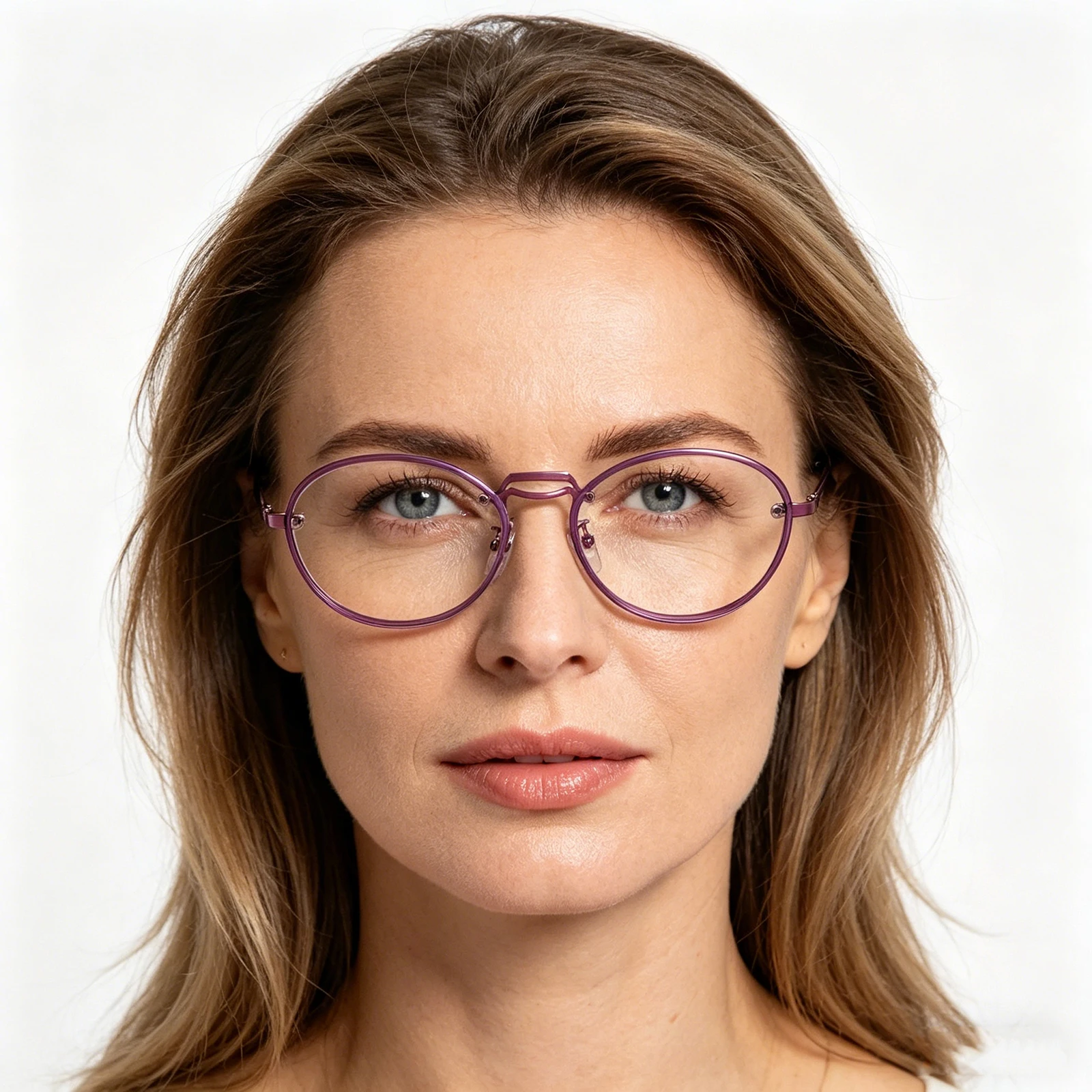 여성용 타원형 보라색 안티 블루 라이트 독서 안경 패션 - Women'S Fashion Glasses With Clear Lenses 리뷰 및 가격