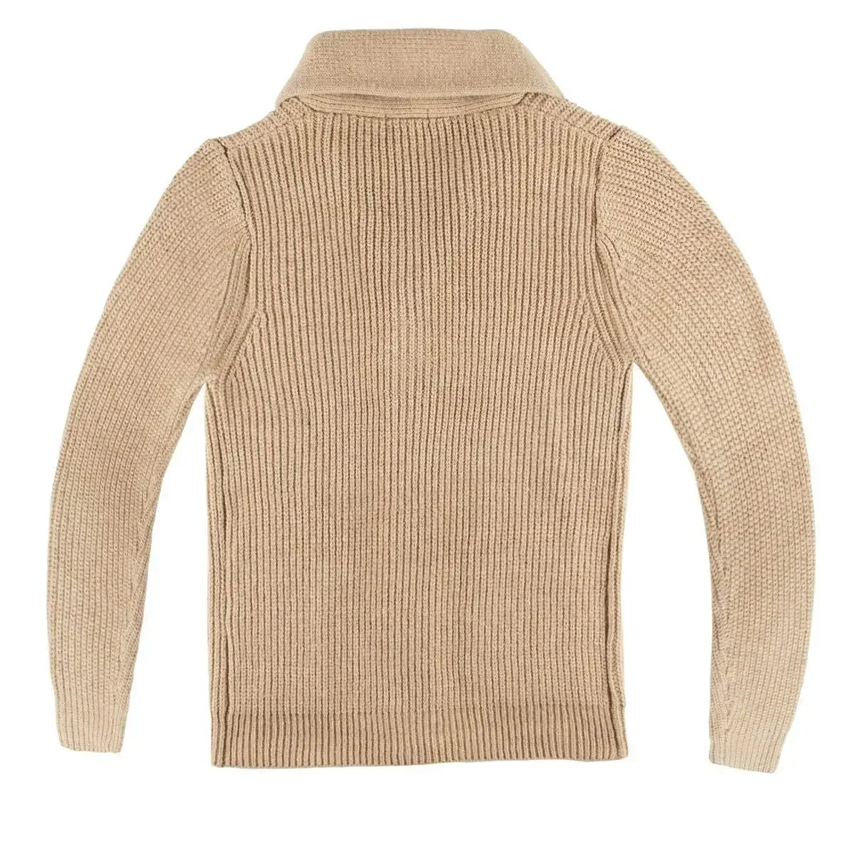 Men Shawl Collar Cardigan Sweater Men Sweater Coat Extra Coarse Wool Sweater Thicken Warm Casual Coat Men Clothing Button Up