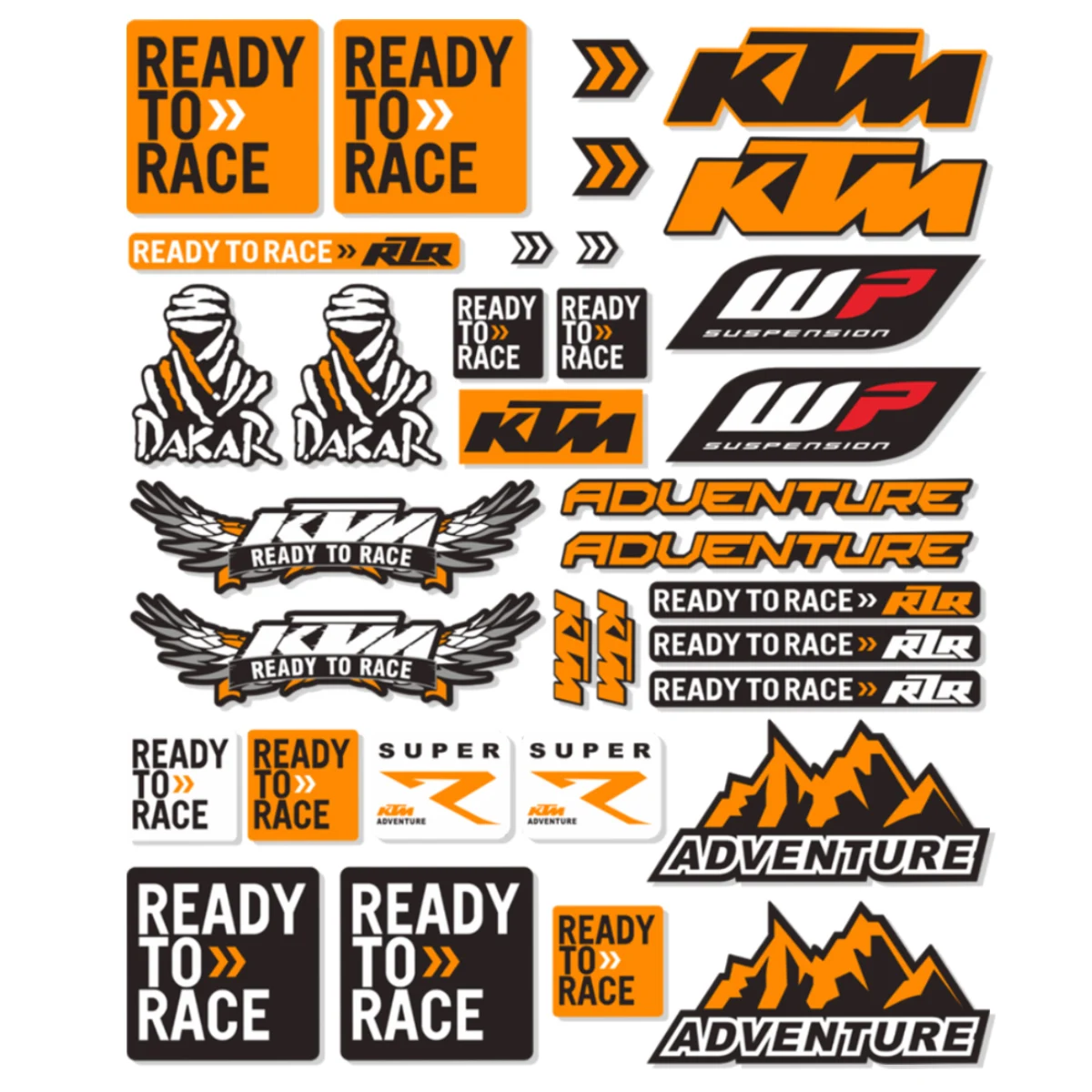 

Motorcycle Ktm Stickers Decals Logo for Ktm for Ktm Duke 390 1290 250 390 690 790 890 990 1050 1090 1190 Adv