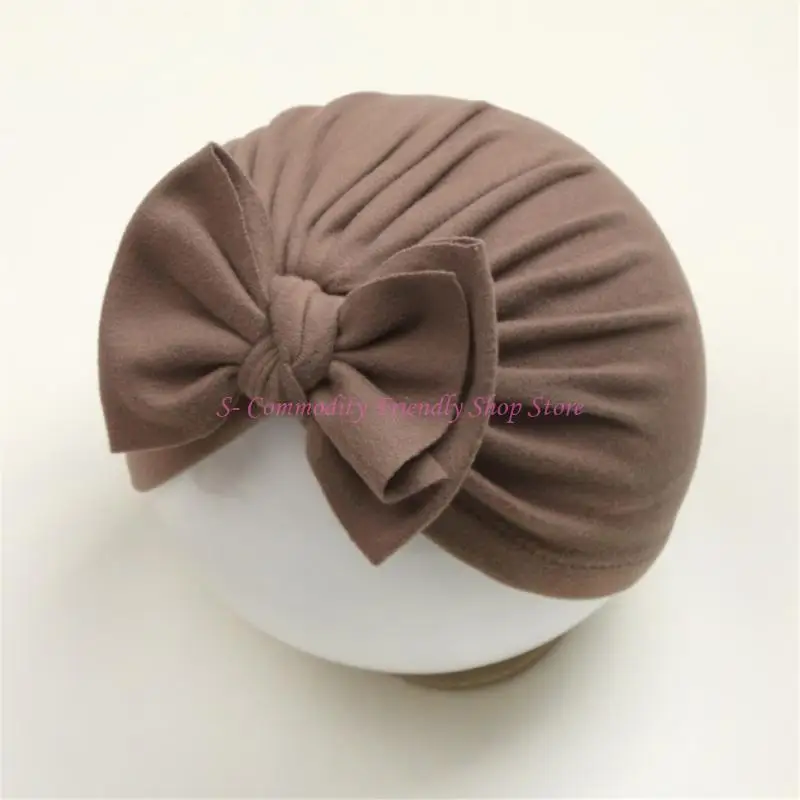 85AE Soft Beanie Cap Warm Headwear Fashionable Headband Bonnet for Newborn Infants