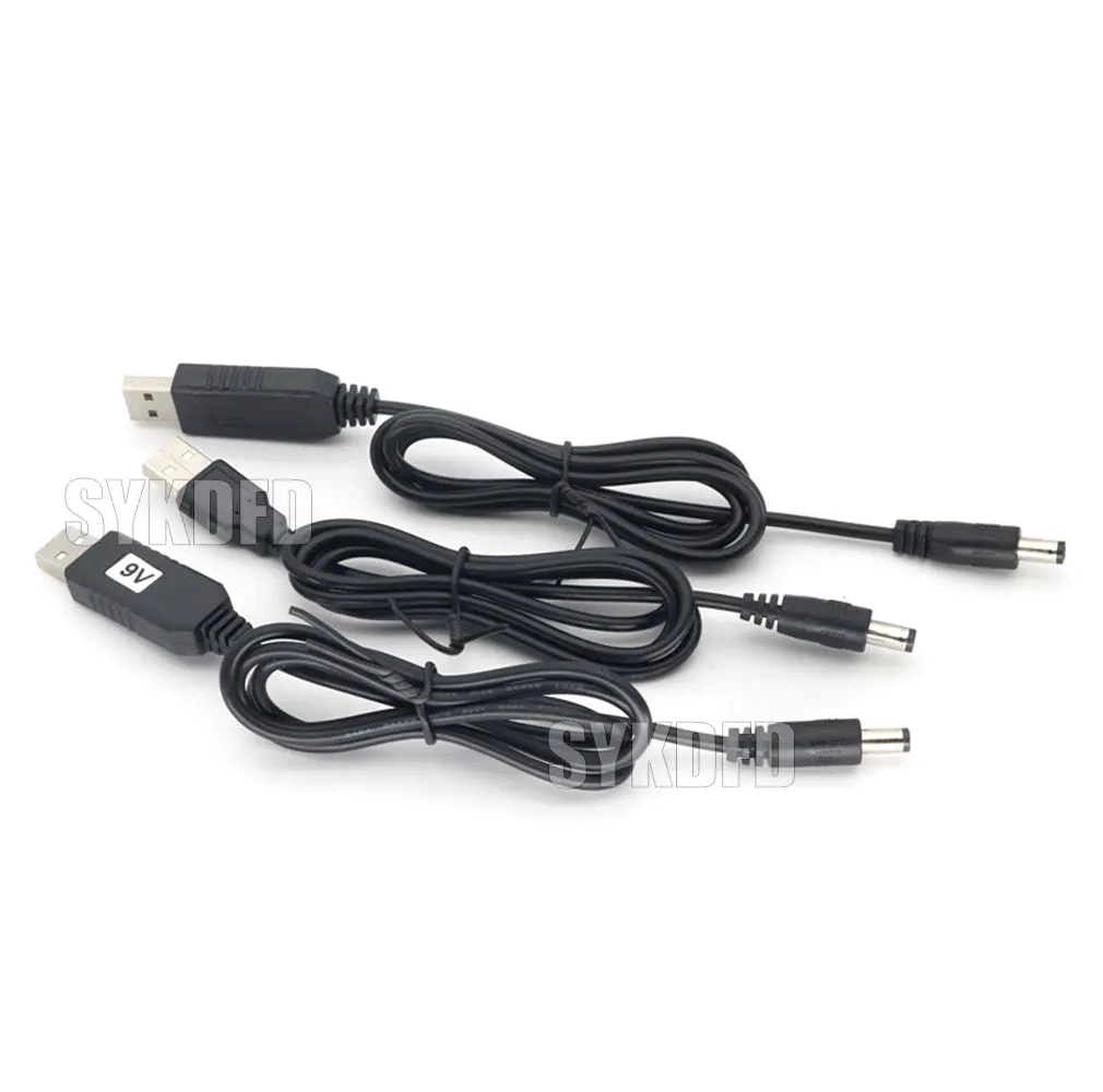 1PCS USB Power Boost Line DC 5V to DC 9V / 12V Step UP Module USB Converter Adapter Cable 5.5*2.1mm Plug