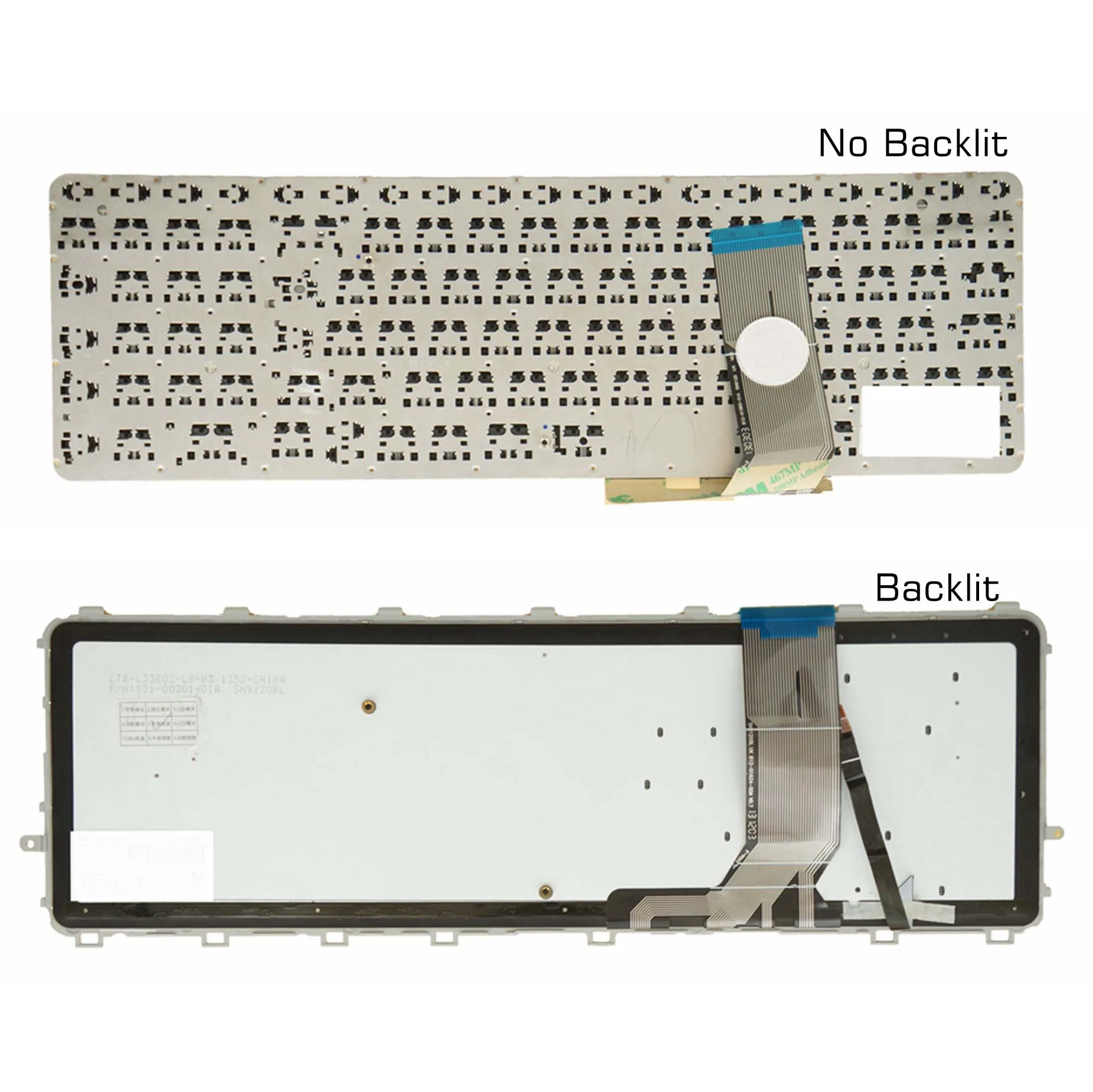 Backlit Laptop Keyboard for HP Envy m7-j m7-j000 15-q 15-q000 m6-n m6-n000 UK Korean Turkish Belgian Italian Japanese