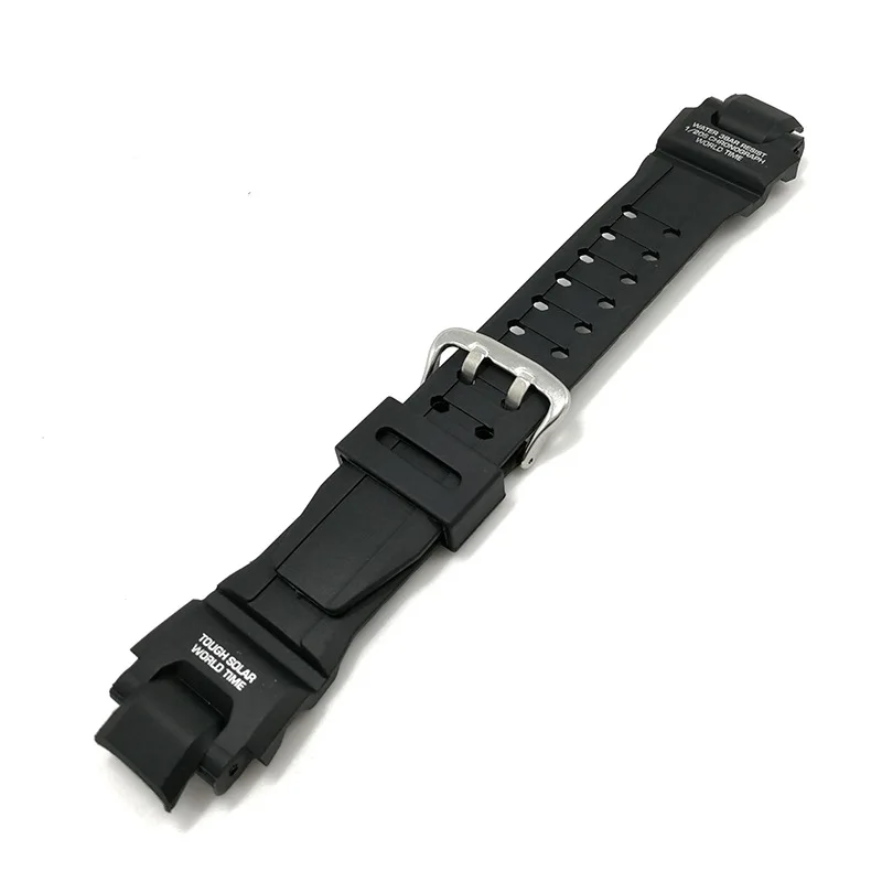 For CASIO G shock GA-1000/1100 G-1400 GW-4000 Sports electronic watch Plastic watch strap Stainless steel needle buckle