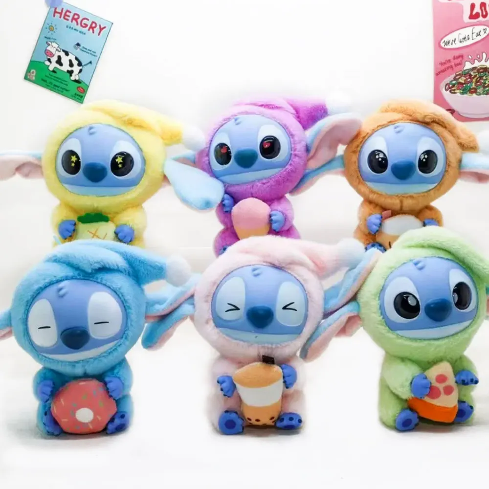 

2025 New Stitch Eat Some Thing Before Sleep Series Vinyl Blind Box Bag plush Pendant Cute DolMystery Box Toy Adult Gift
