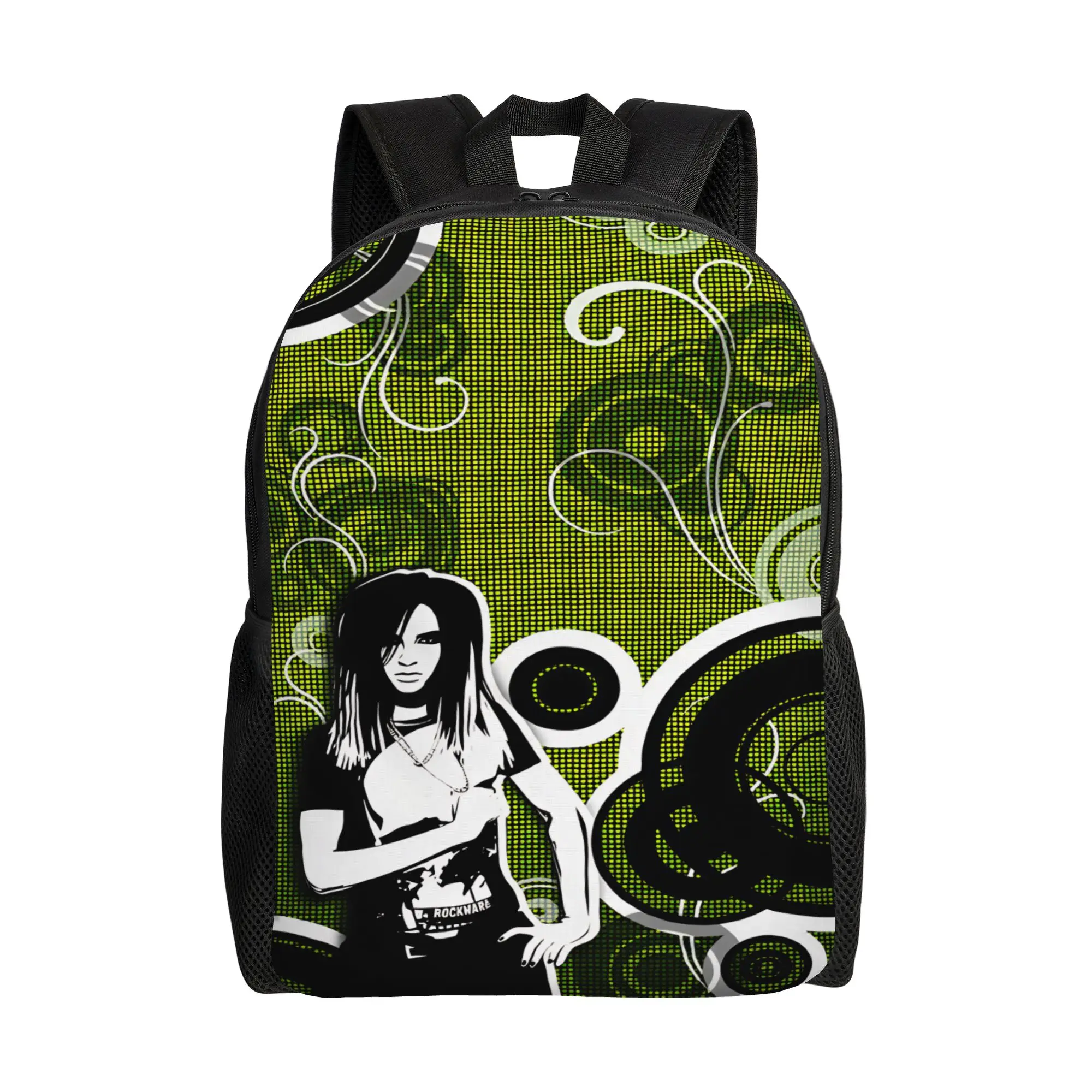 Tokio Hotel Bill Tom Kaulitz  Backpack Male  Big Backpacks Polyester Cool School Bags Outdoor Designer Rucksack
