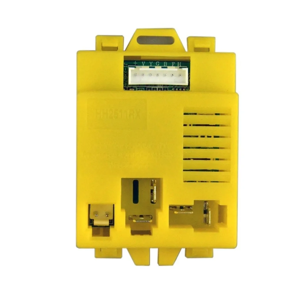 Nowy pilot zdalnego sterowania HH2511, plastikowe samochody elektryczne, pojazdy elektryczne, RC, biało-żółte części zamienne, akcesoria RC