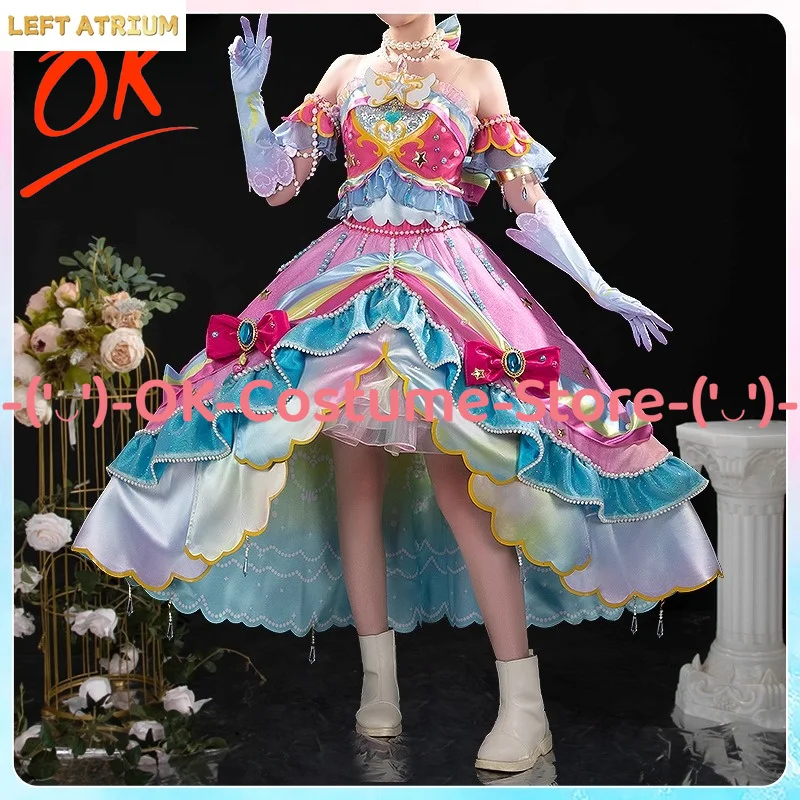 

[Customized Size] Aikatsu! Yume Nijino Cosplay Costume Wing of Stars Dress Women Anime Outfit Halloween Carnival Party Uniform