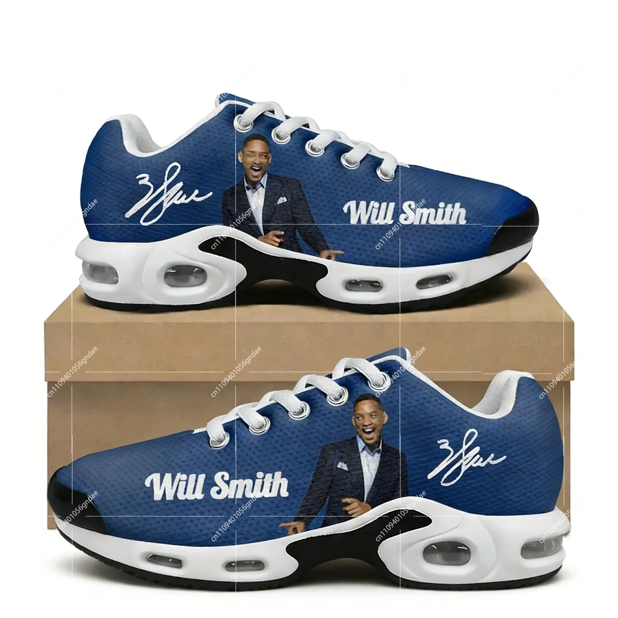 

Will Smith Air Cushion Sneakers American Rapper Men Women Teenager Lightweight Sports High Quality Custom Leisure Mesh Sneaker