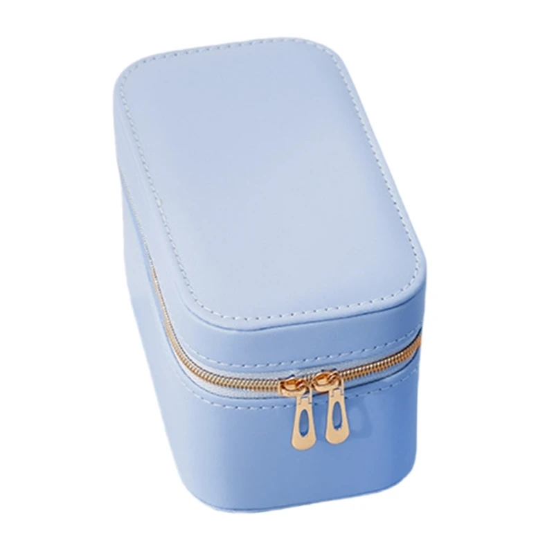 Stylish Travel Storage Case for Jewelry Organization Secure Zippered Organizers with Elegant Designs for Daily Use