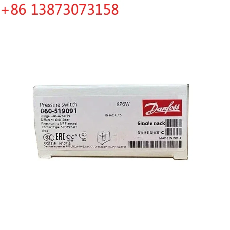 Danfoss KP6W 060-5190 Pressure Controller Pressure Switch  060-519091  060-519066 Automatic Reset