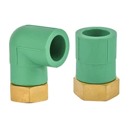 3/4 1 inch Brass Female Live Connection 20 25 32mm Water Pipe Hot Melt PPR Accessories Pipe Fittings Connector
