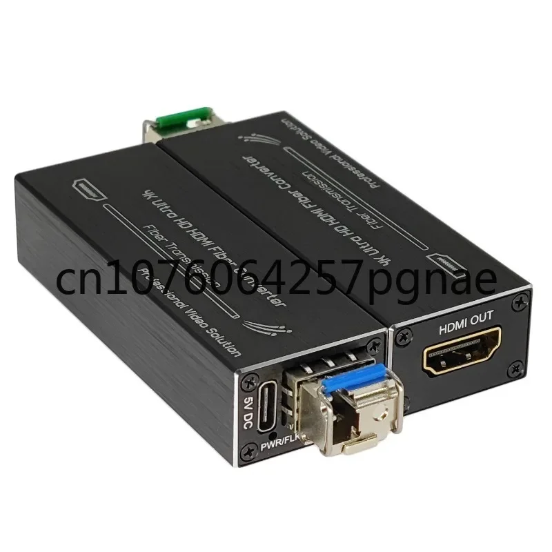 

Mini 4K HDMI Video Optical Transceiver HD Non-Compression Lossless HDMI to Optical Fiber Single Mode Single Fiber 20km