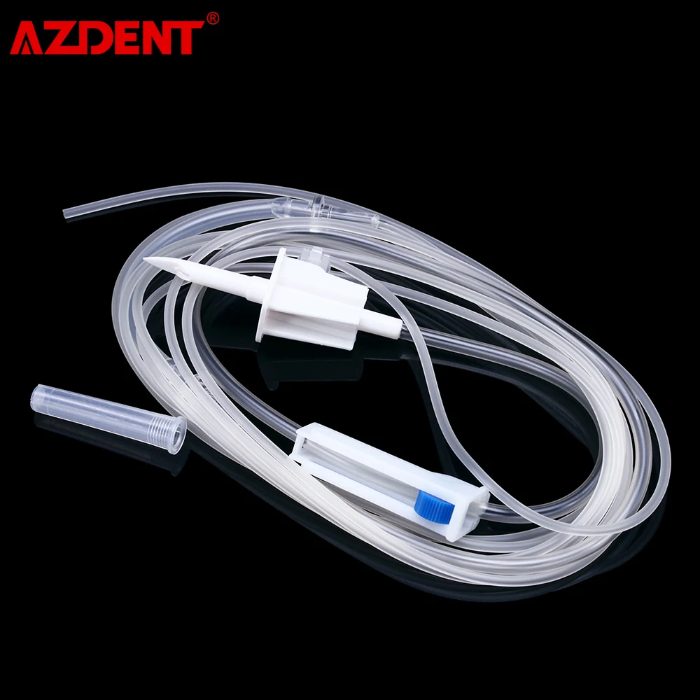 Dental Implant Flush Hose Oral Irrigation Disposable Tube Kit Tubing Set 116.14 inch Fit for COXO C-SAILOR / AZDENT A-CUBE