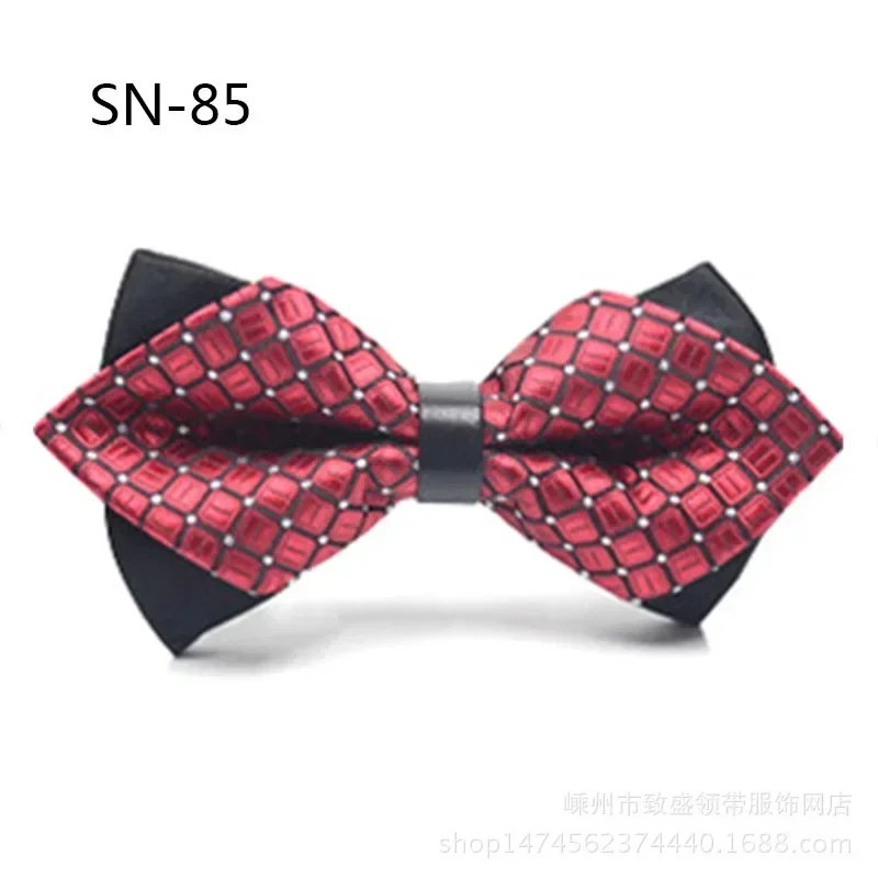 Bow tie pointy men's fashion tie  business formal festival office version of the wedding tie