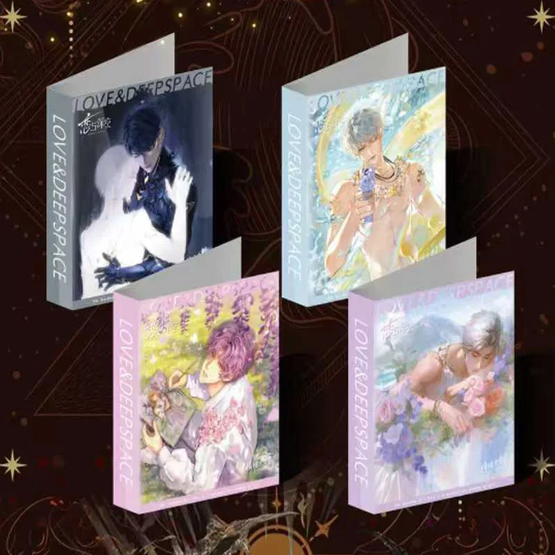 Set di tarocchi Premium Love And Deepspace 205 carte Collezione in resina acrilica metallica Collezionisti di giochi anime