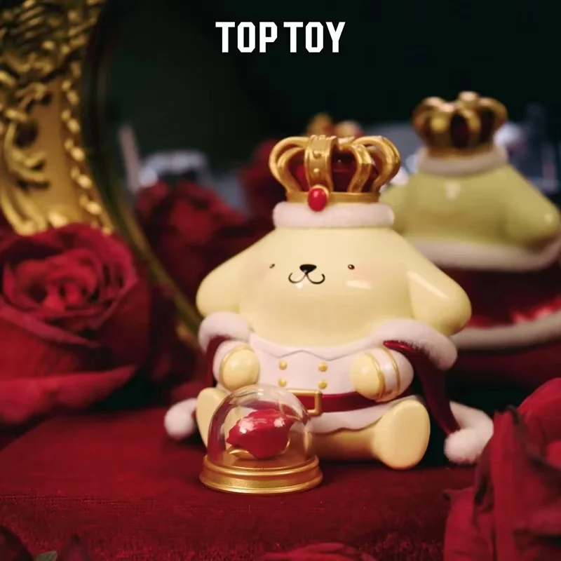 

Серия Sanrio персонажей «Ночь розы», слепая коробка — изысканное украшение для рабочего стола, кукла в подарок, модная коллекционная игрушка