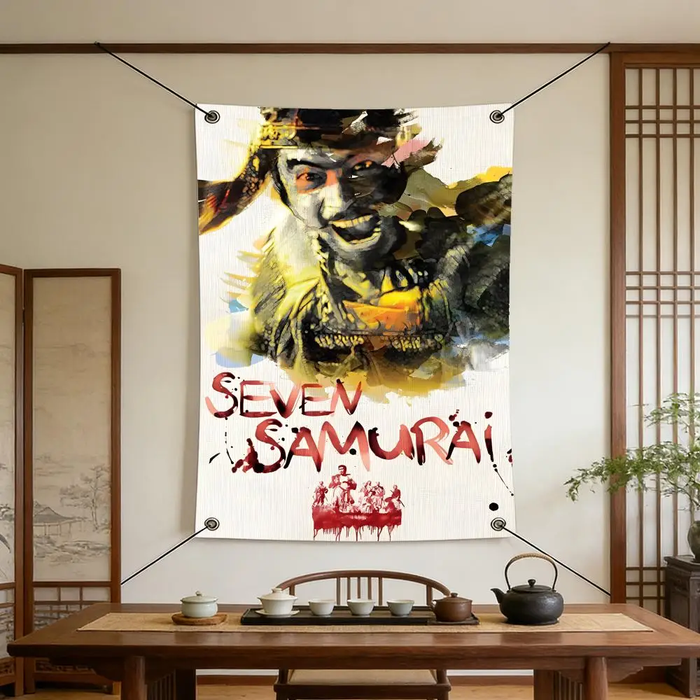 Movie R-Rashomon Flags Warm Home Flag 4 Grommets Wrinkle Free Indoor Outdoor