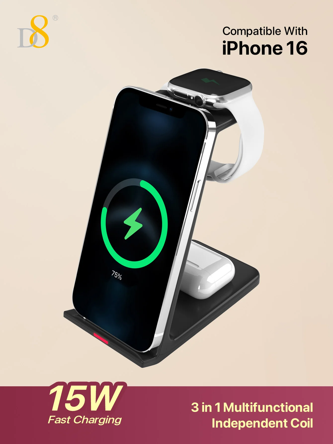 D8 Wireless 3-In-1 … - image