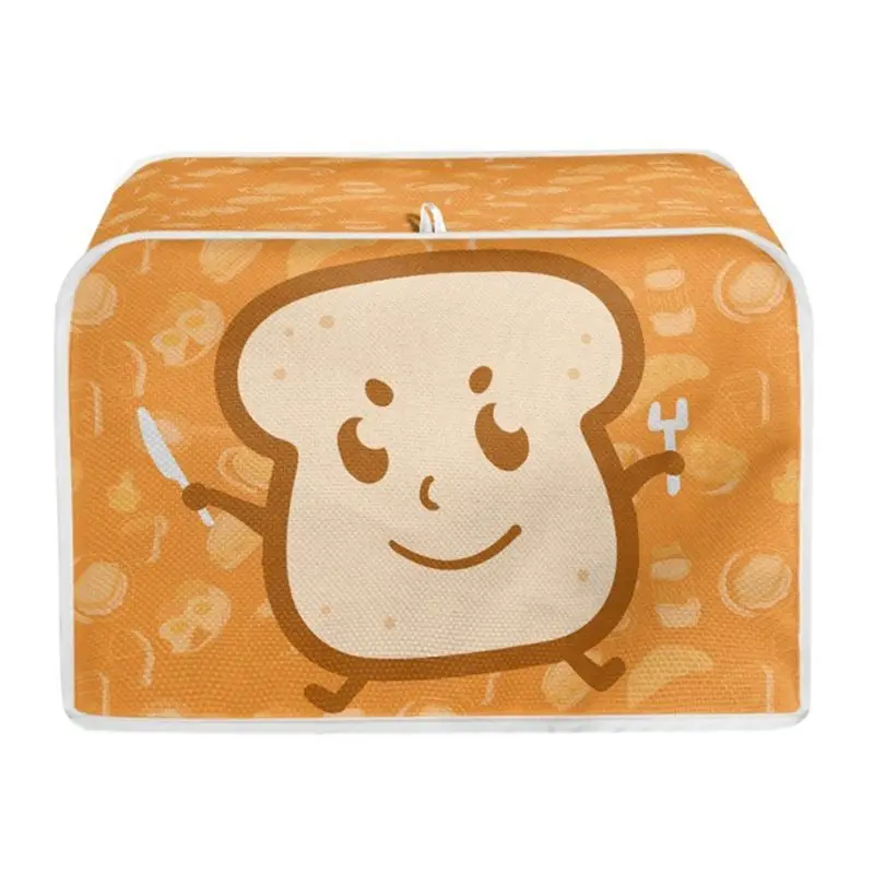 Exquisite-Toaster Protective Cover Cartoon Printing Bread Machine Dust Cover Small Home Appliance Toaster Dust Cover