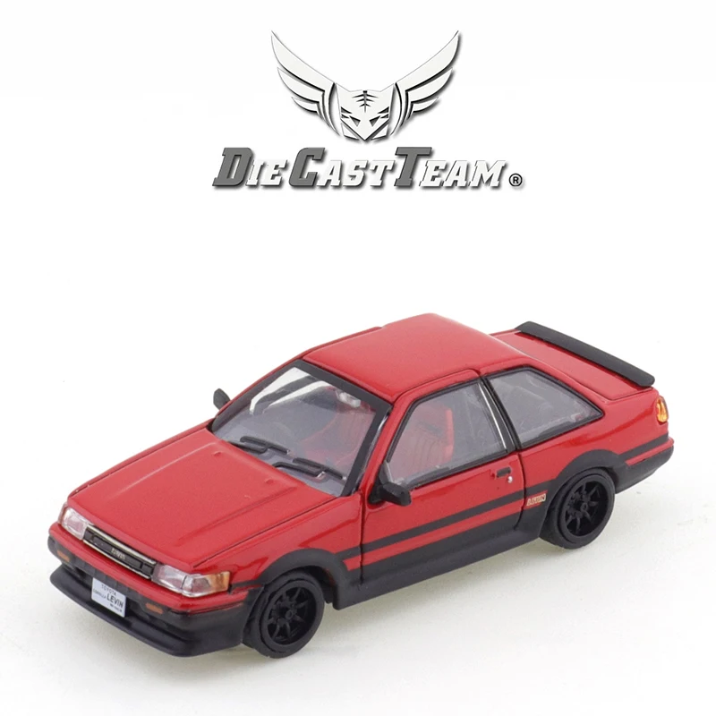 DCT 1/64 Toyota Corolla Levin AE86 Car Alloy Toys Motor Vehicle