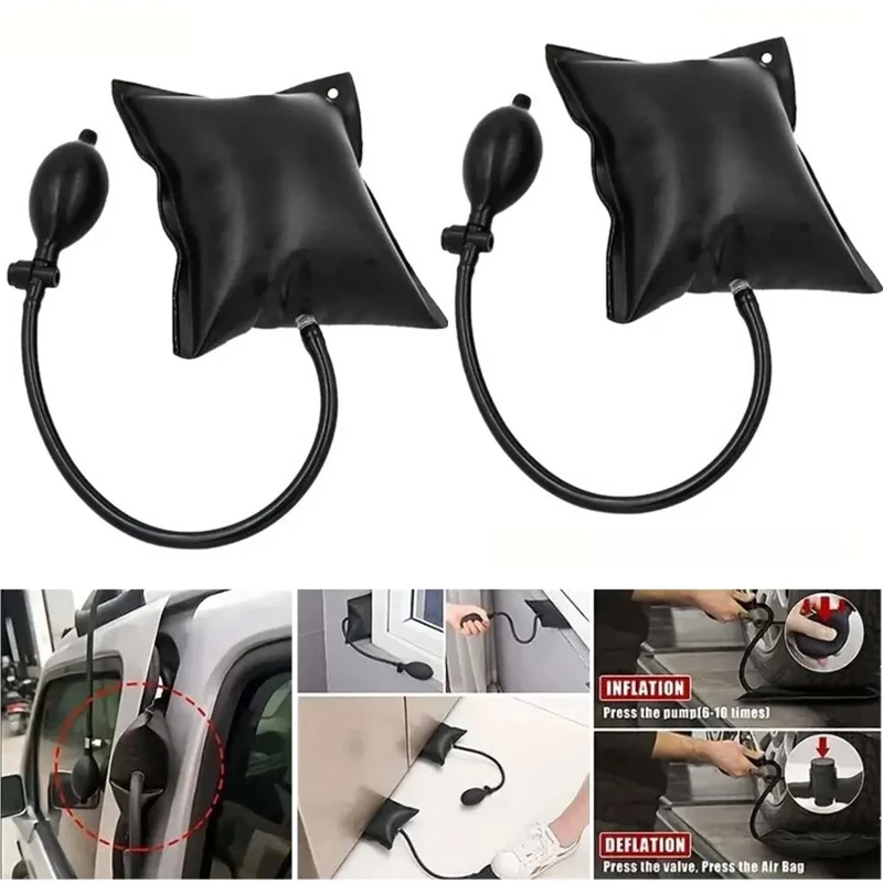 Car Door Window Installation Positioning Bag Air Cushion Pump Wedges Inflatable Airbag Automotive Alignment Shims Repair  Tool