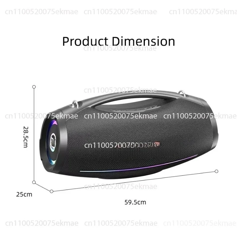 S1615 PRO 500W Wireless Speaker with Deep Bass Stereo Subwoofer, RGB Lighting, Support USB/AUX/Mic-in/HDM1/TWS view 4