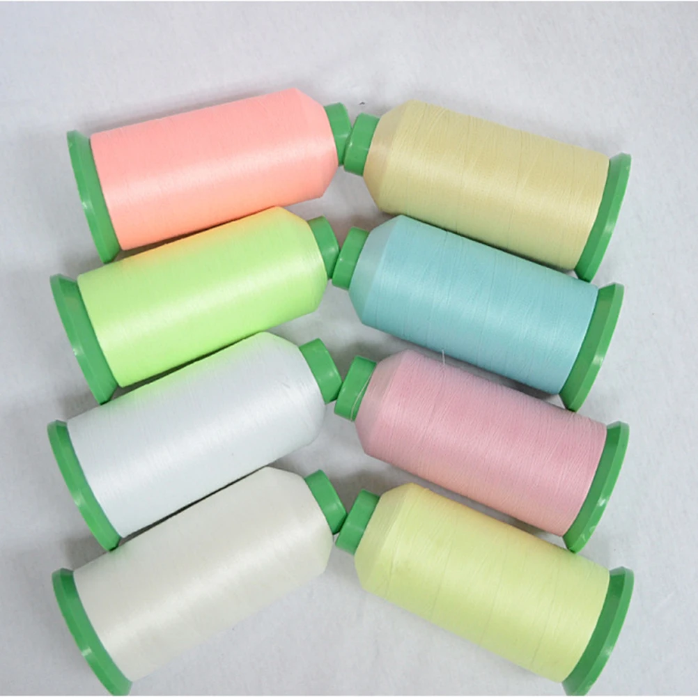 

5 Pcs Luminous Embroidery Thread Threads Colorful Sewing Bobbin for Glow The Dark Embroidered