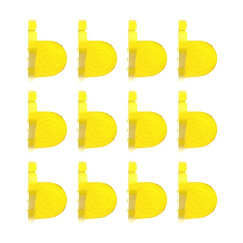 ABHU 12Pcs Cup Holder Anti-Overflow Laundry Detergent Cup Holder Folding Bracket Seamless Hook