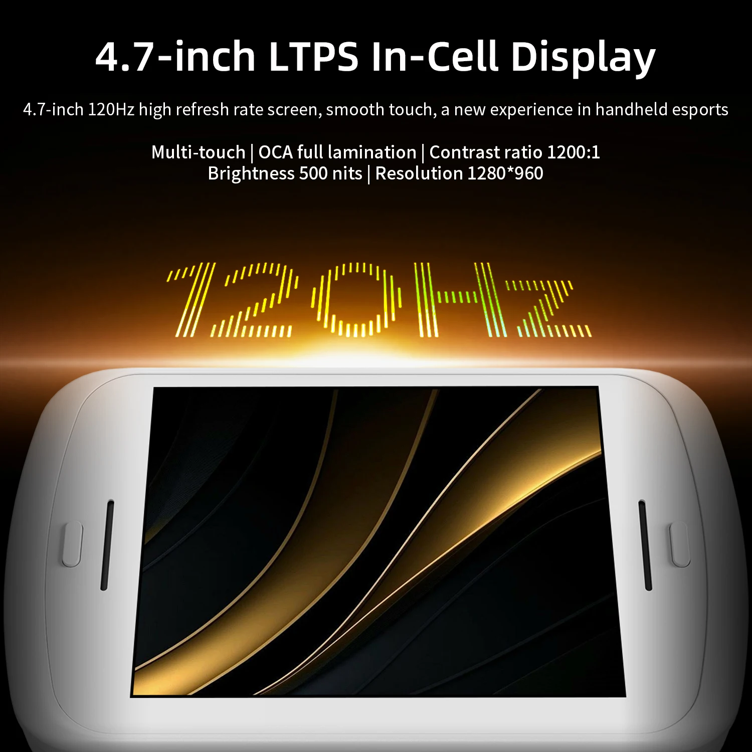 ANBERNIC RG Slide Video وحدة تحكم ألعاب محمولة 4.7 بوصة LTPS شاشة داخل الخلية أندرويد 5000 مللي أمبير في الساعة تدعم WIFI FOTA 1080p-DP خارج البث