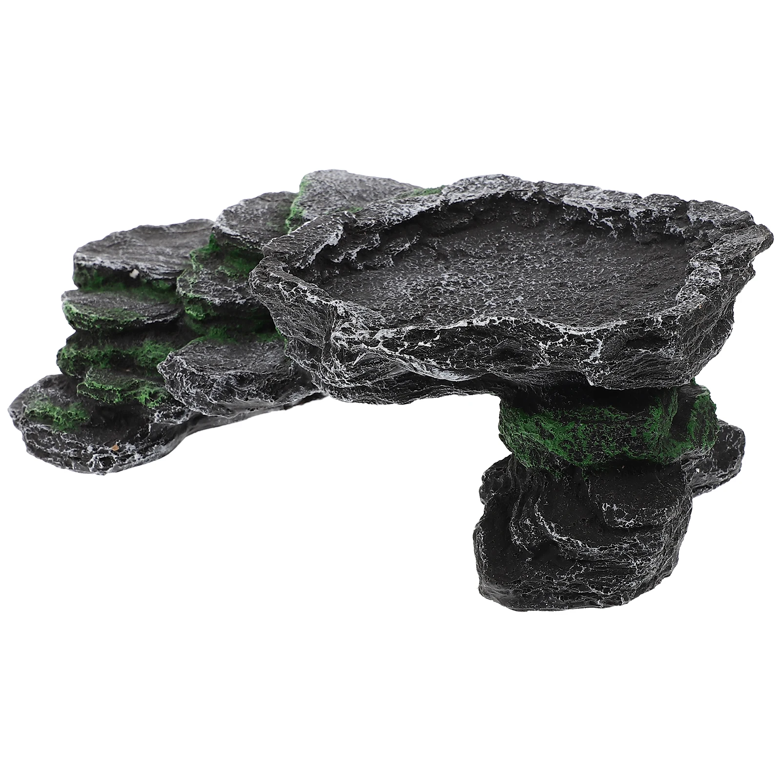 

Large Turtle Sunset Terrarium Reptile Hide Caves Resin Basking Platform Tortoise