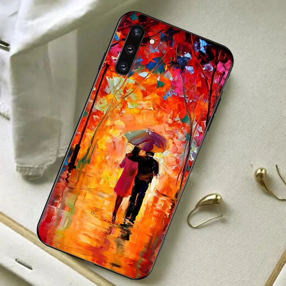 L-Leonid A-Afremov Oil Painting Phone Case For Redmi Note 4 X 5 A 6 7 8 T 9 9S 10 11 11S 11Epro Poco M3 pro