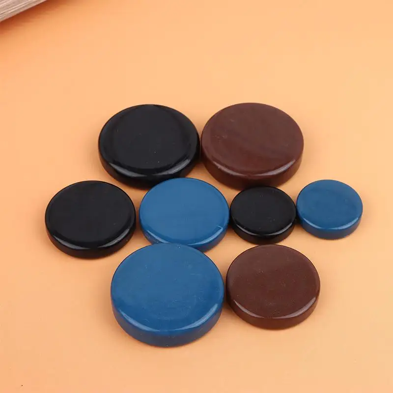 

textureDraughts 15Pcs Plastic Backgammon Pieces 20MM 27MM 32MM Multi Color for Classic Western Chess Game Home Entertainment