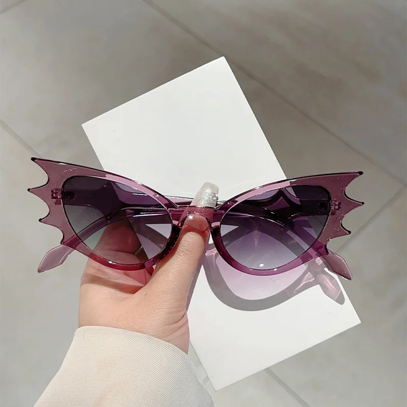Exaggerated Hip Hop Fashion Sunglasses Novelty Party Decor Shades Funny Eyewear For Halloween Stage Performance Gathering