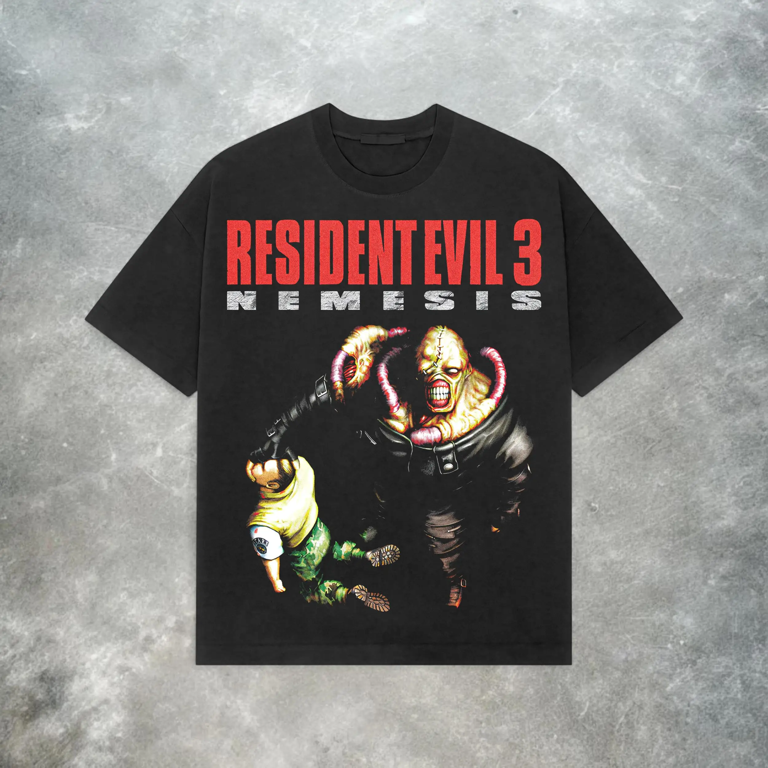 Camiseta de verano Resident Evil 3 Nemesis para hombre, Jill Valentine, camiseta informal clásica con gráfico de videojuegos de terror, ropa de calle de manga corta
