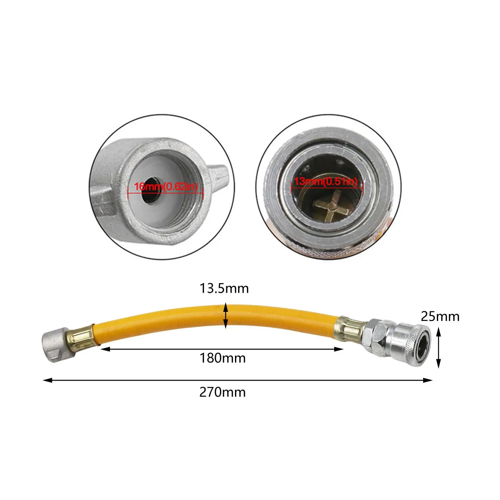 وصلة صمام مدخل الهواء لخزان الهواء للشاحنات والسيارات والشاحنة المسطحة
