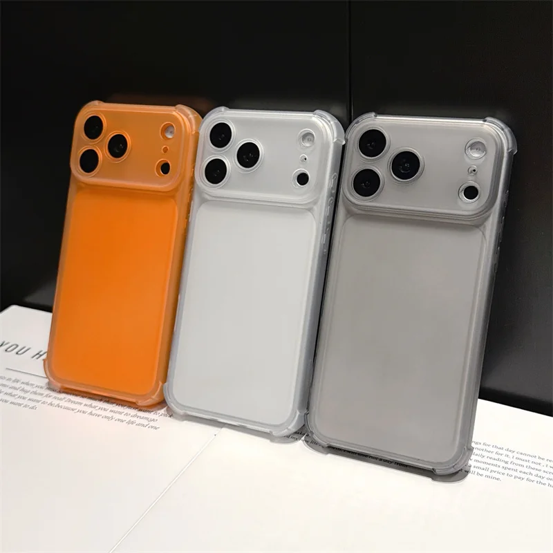 

Matte Candy Color Soft TPU Case For iPhone Air 17 Pro Max 16 15 14 13 12 11 Pro Max Plus Shockproof Silicone Back Cover hoesjes