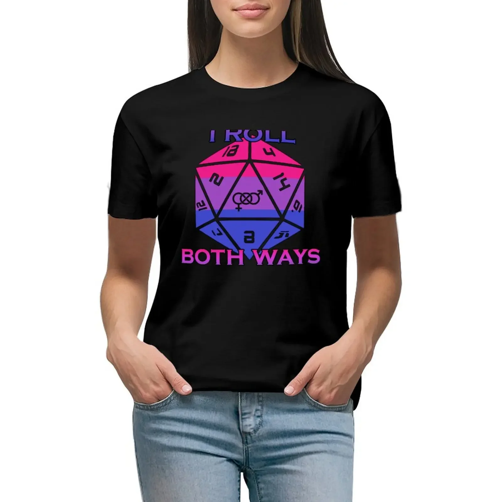 

Roll Both Ways T-Shirt heavyweights shirts graphic tees sports fans korean fashion Womens clothing