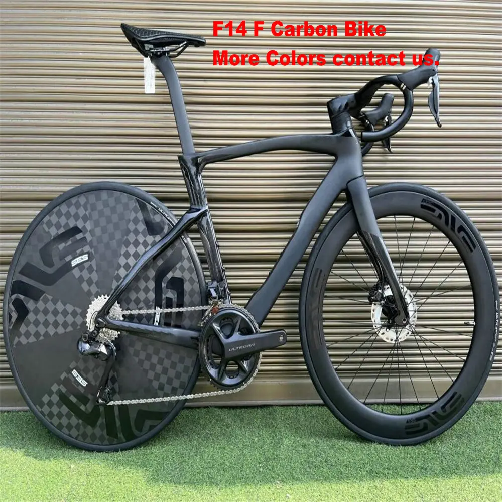 Complete Bike Black Disk F14 F Carbon Bicycle with R7020 Wheelset, T1000 Carrowter BOB Disc, 454, 60mm