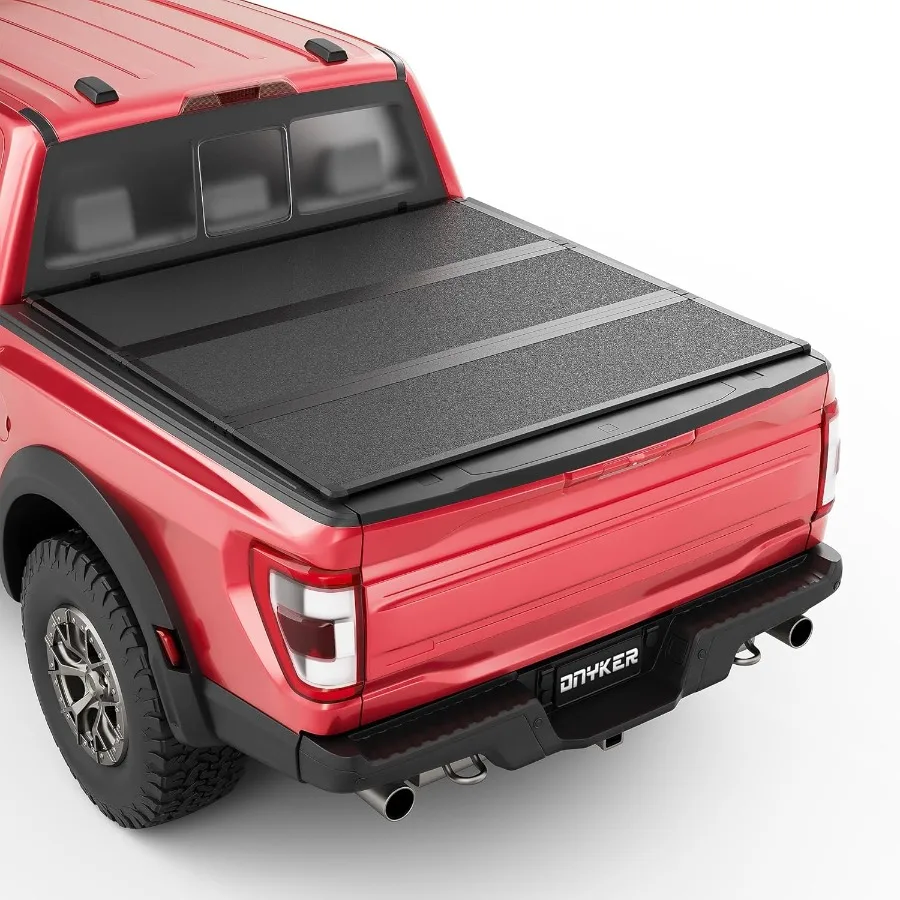 

Жесткий трехстворчатый чехол для грузовой кровати Tonneau, предназначенный для кровати Tacoma 20242025 5 футов 60 с системой треков OE (кроме Trail Edition)