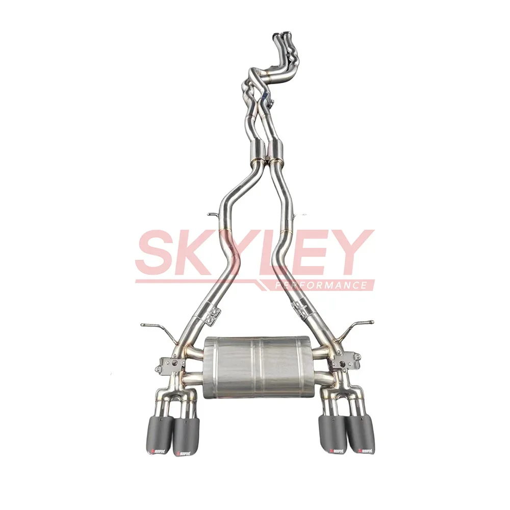 SKYLEY 2014-2019 Exhaust Pipe Car Exhaust System Equal Length Mid Pipe 304 Stainless Steel for  M3/M4 F80 F82 F83 S55 3.0T