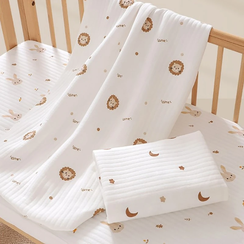 Printed Fitted Sheet for Cradles Basket Pad Sleeve Baby Changing Mat Cover Case Dropship