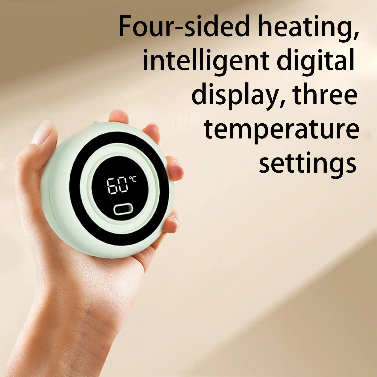 

Heated Hand Warmers Modern 3-Temp Night Light Reusable Hand Warmers Pocket Heater For Women Men Kids Winter Camping Hunting