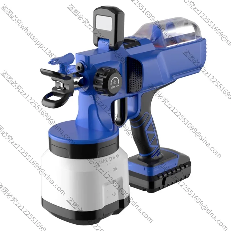 Suitable for Electric Lithium Battery High Pressure Airless Sprayer Spray Gun Paint Paint Latex Paint Sprayer Can Spray Gun
